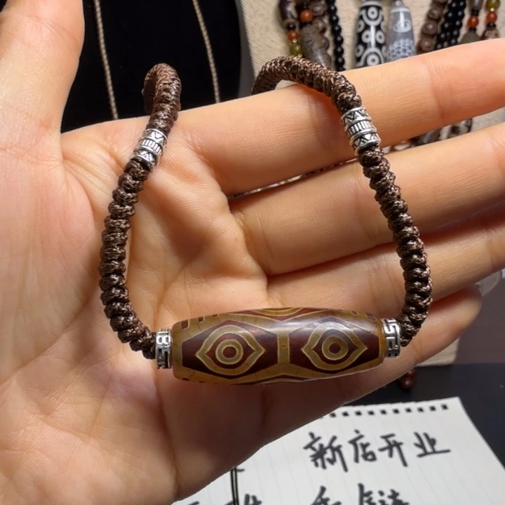 玛瑙/玉髓未镶嵌手链天珠项链14