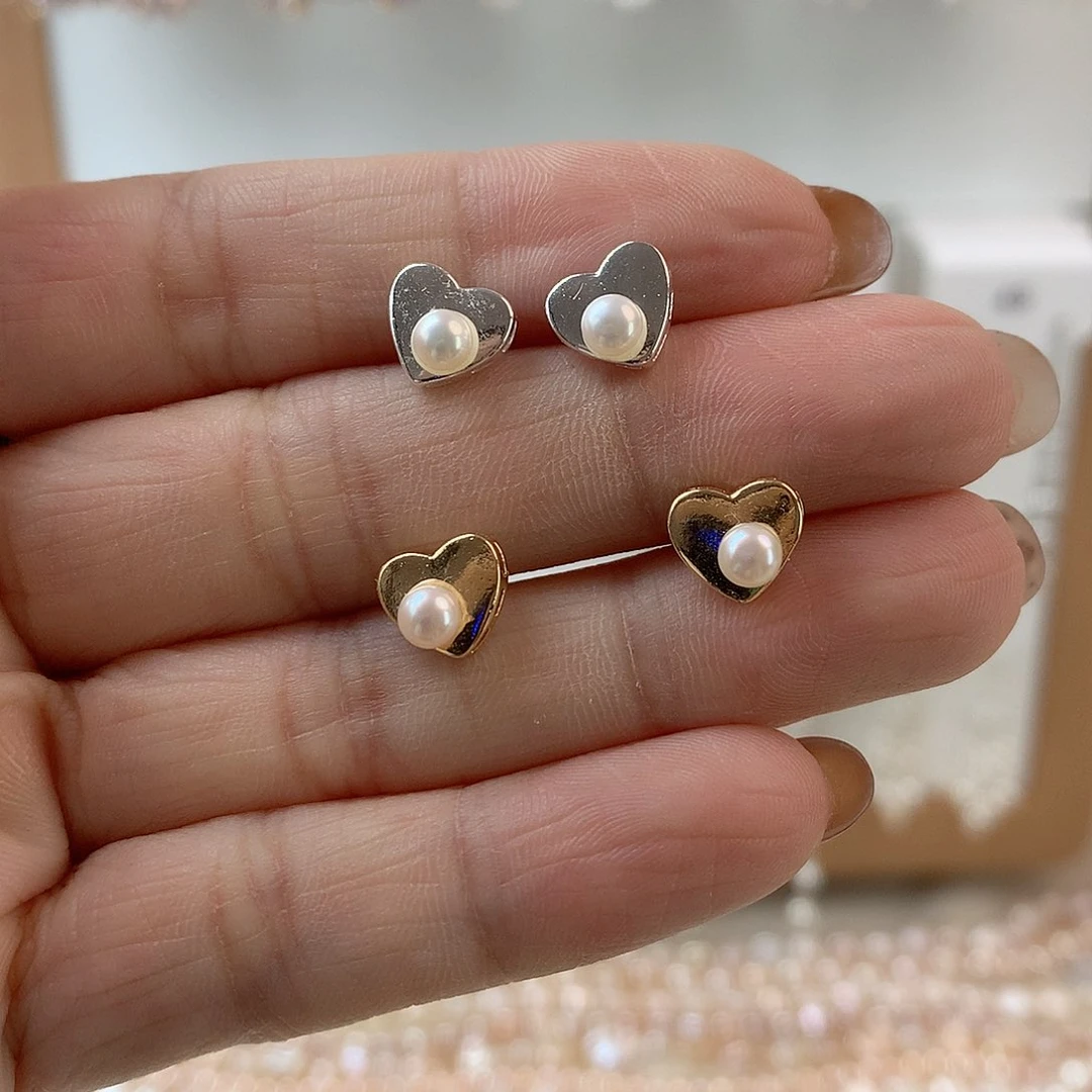 未镶嵌耳饰淡水珍珠