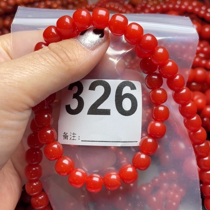 南红玛瑙手链未镶嵌c*