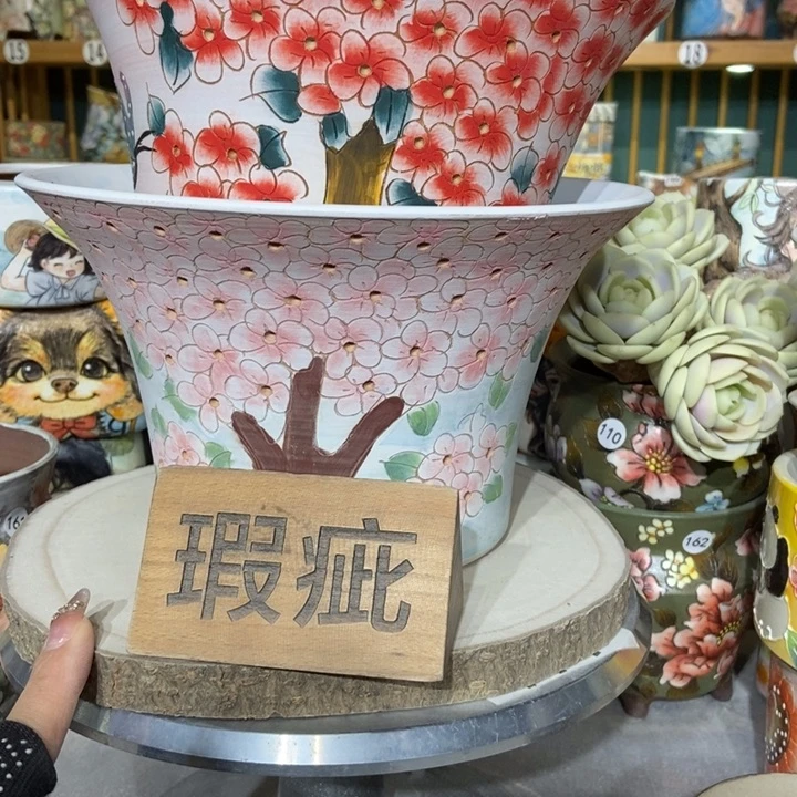 红陶景德镇艺术手绘作品