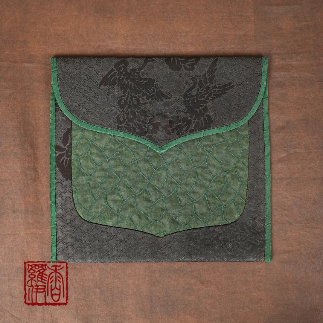 传统中式手工手作茶饼包