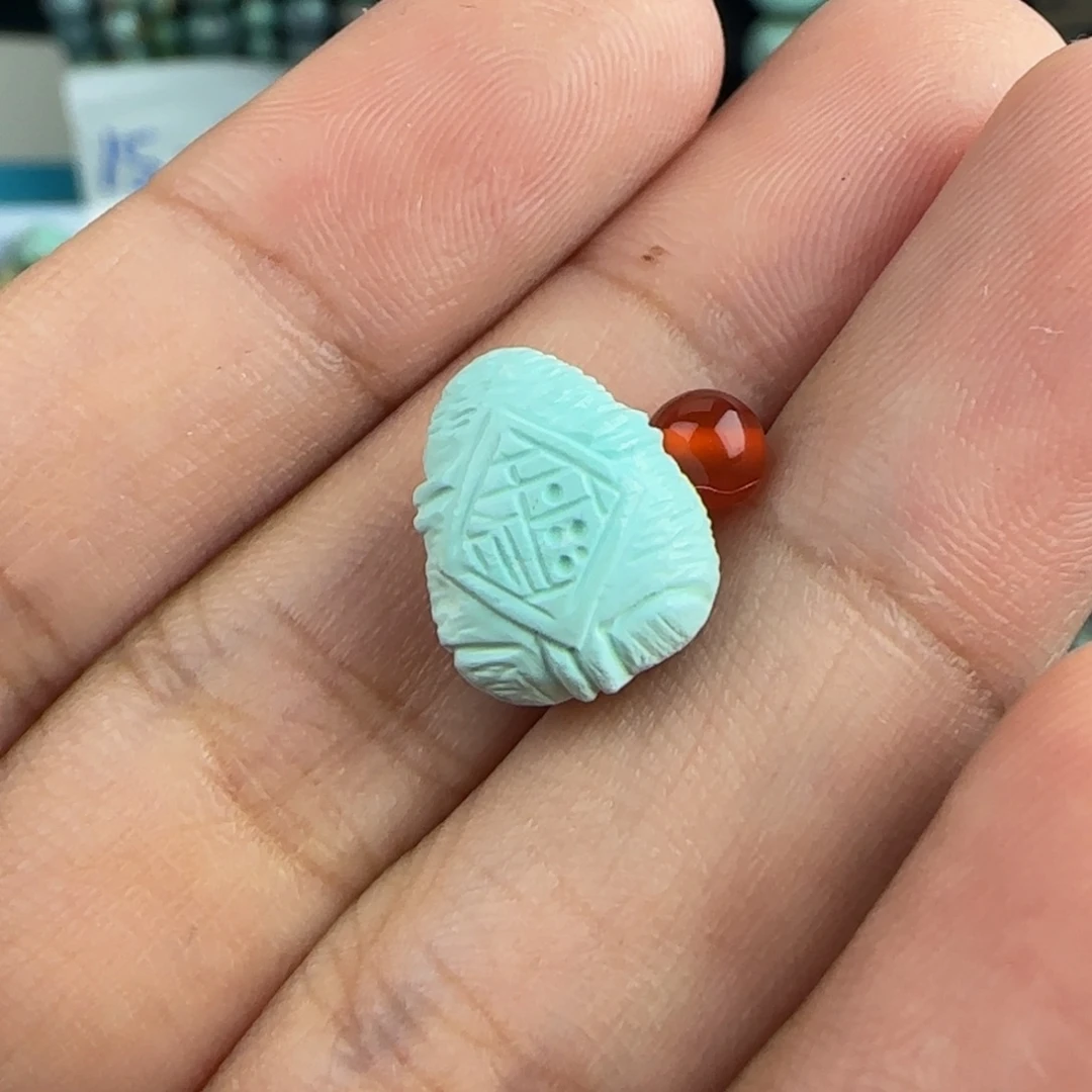 南红玛瑙未镶嵌配饰瑕疵