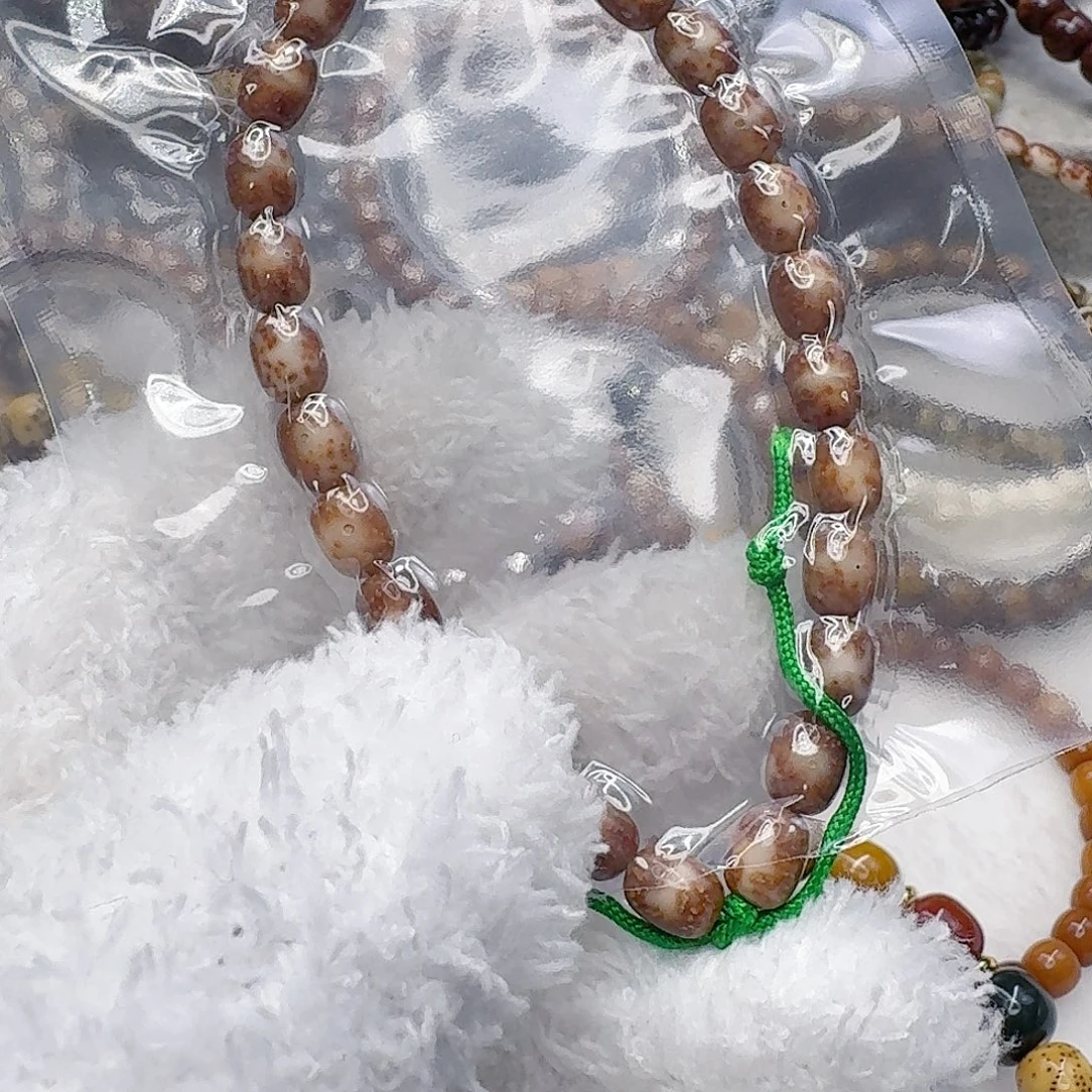 星月菩提手串3殿堂粉冰星月菩提7×9手持