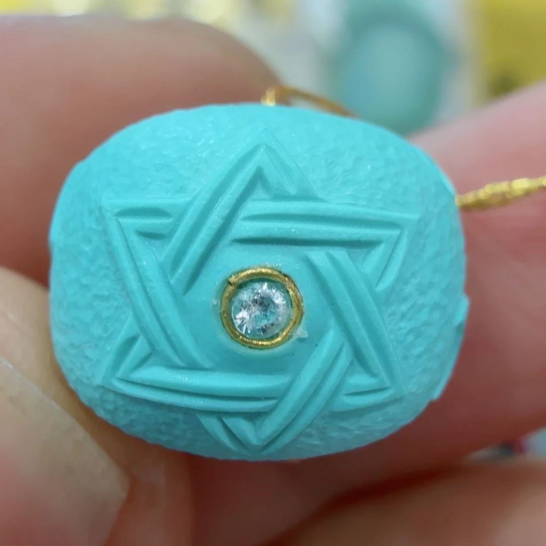 绿松石未镶嵌配饰