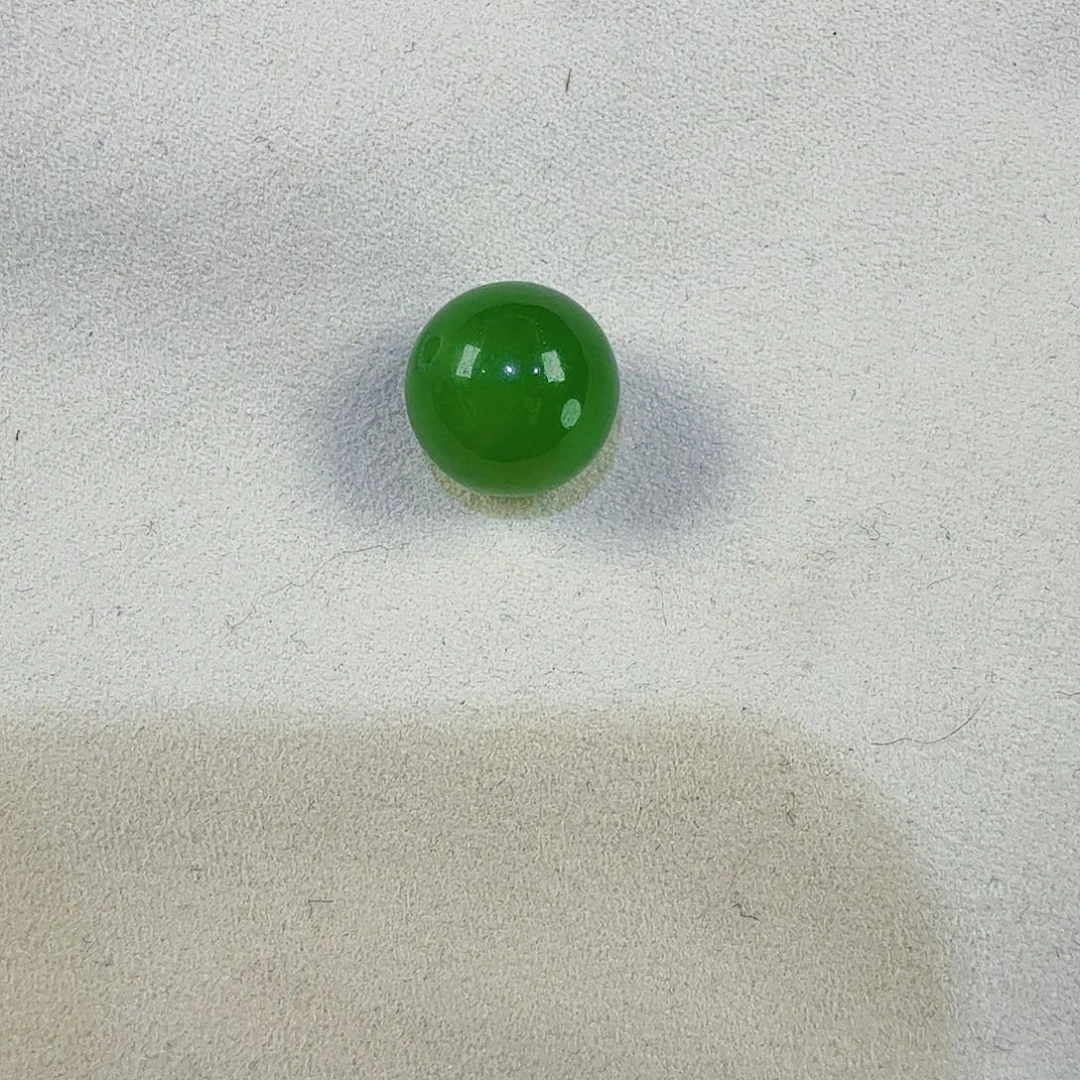 和田玉（碧玉）耳饰未镶嵌兔****西