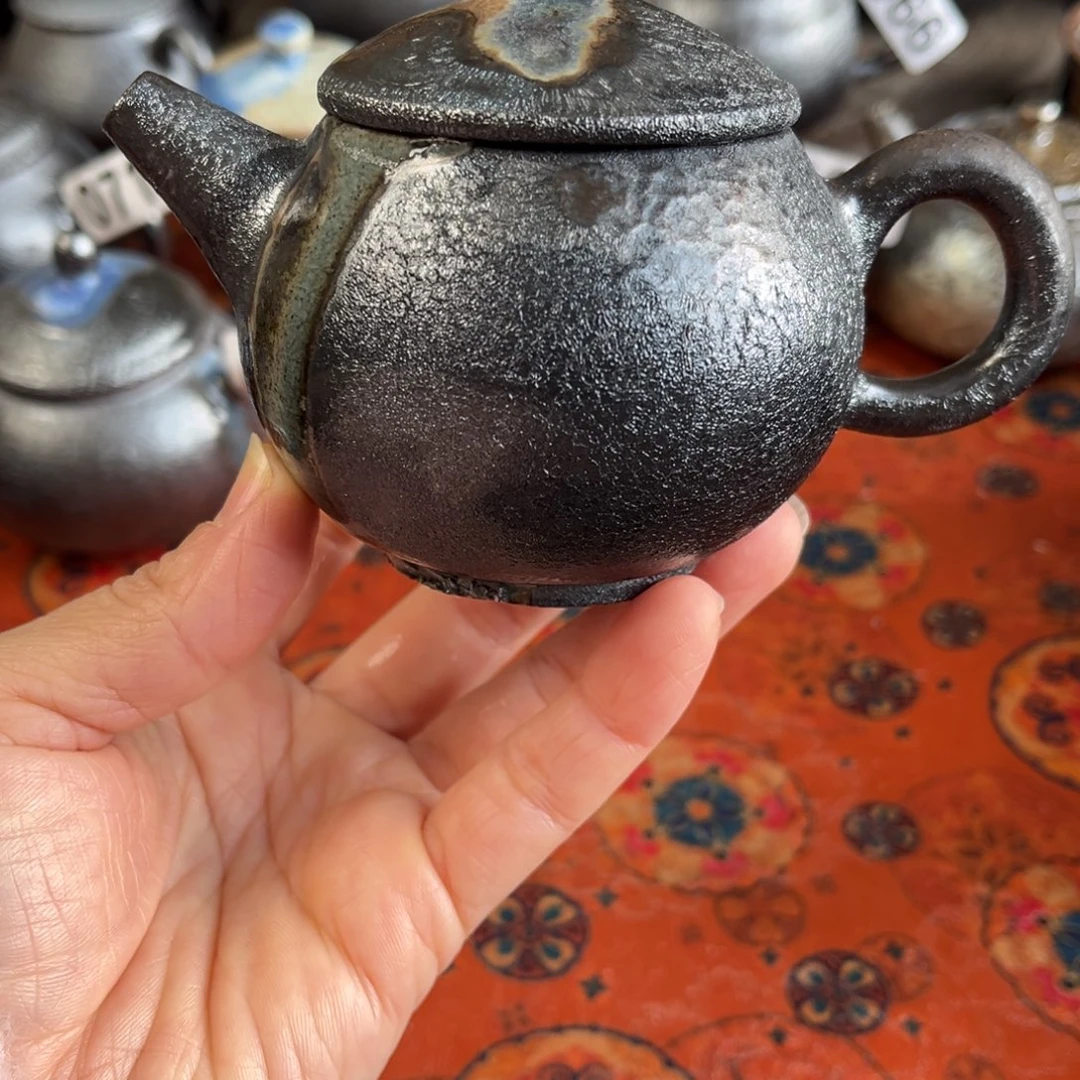 柴烧茶器主人杯杯柴烧