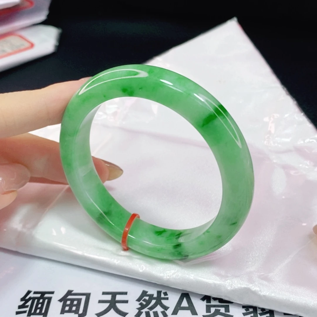 未镶嵌手镯翡翠55正圈