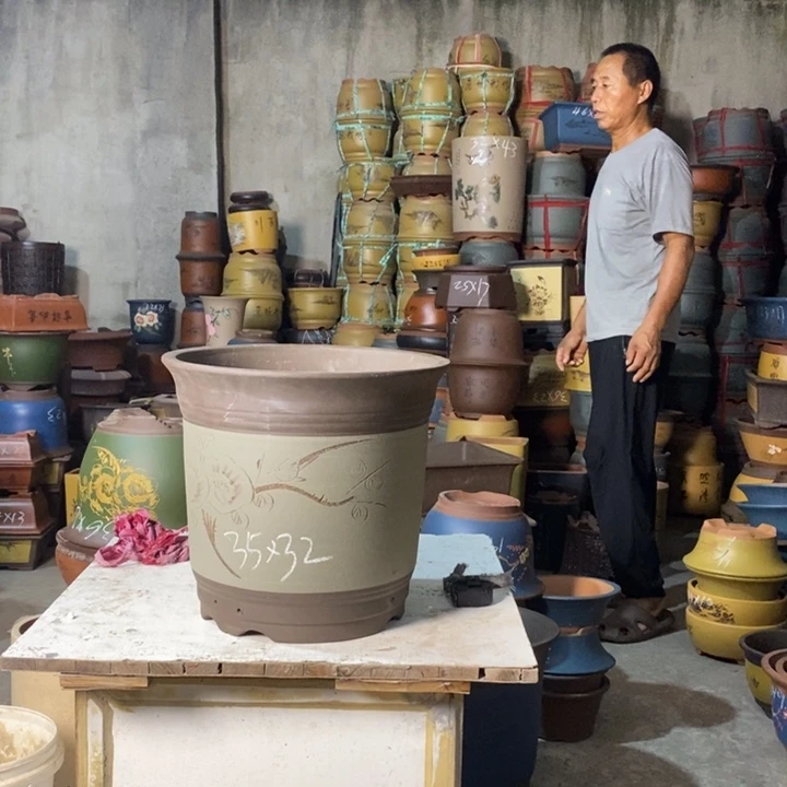 紫砂花盆紫砂茶具
