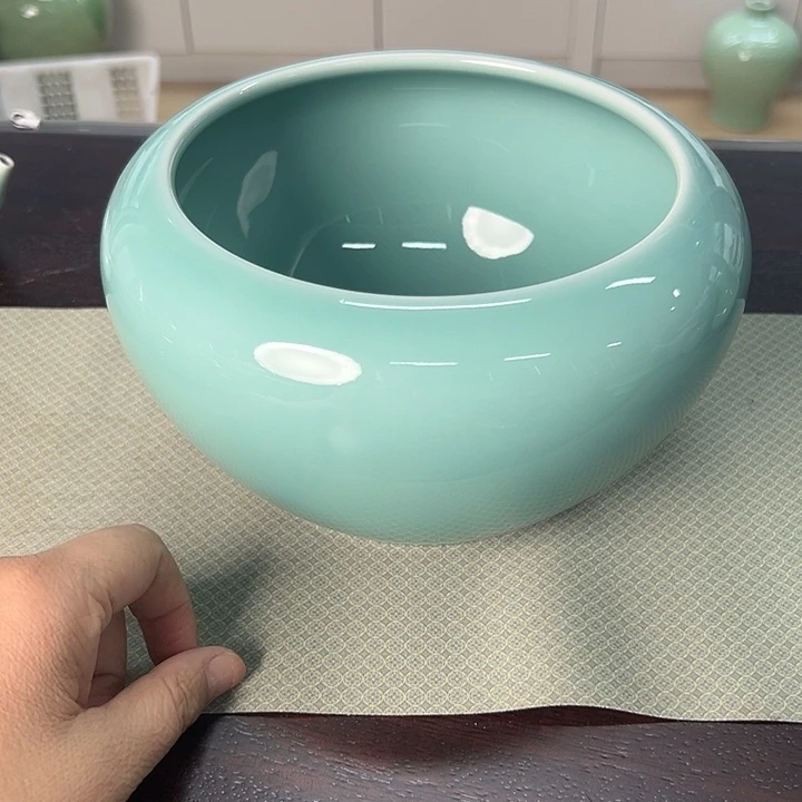 龙泉云间青瓷小米茶器