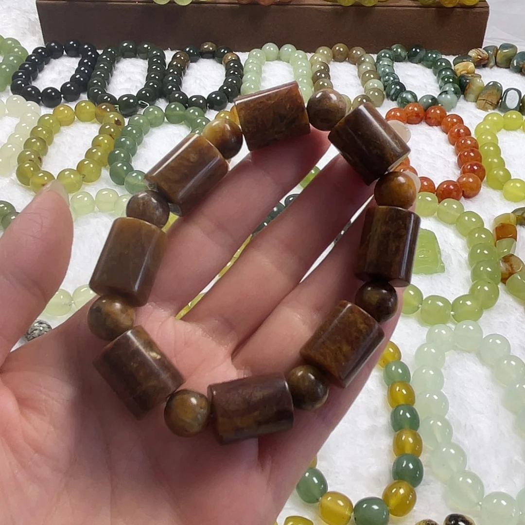 蛇纹石玉未镶嵌手串