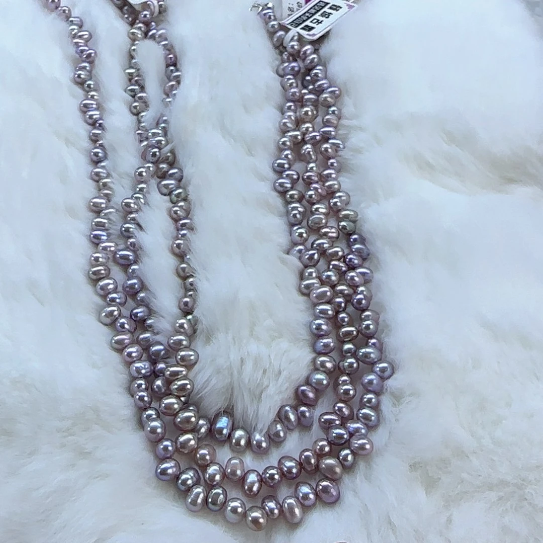 银S925镶嵌项链定制多样性发货发其一788淡水珍珠