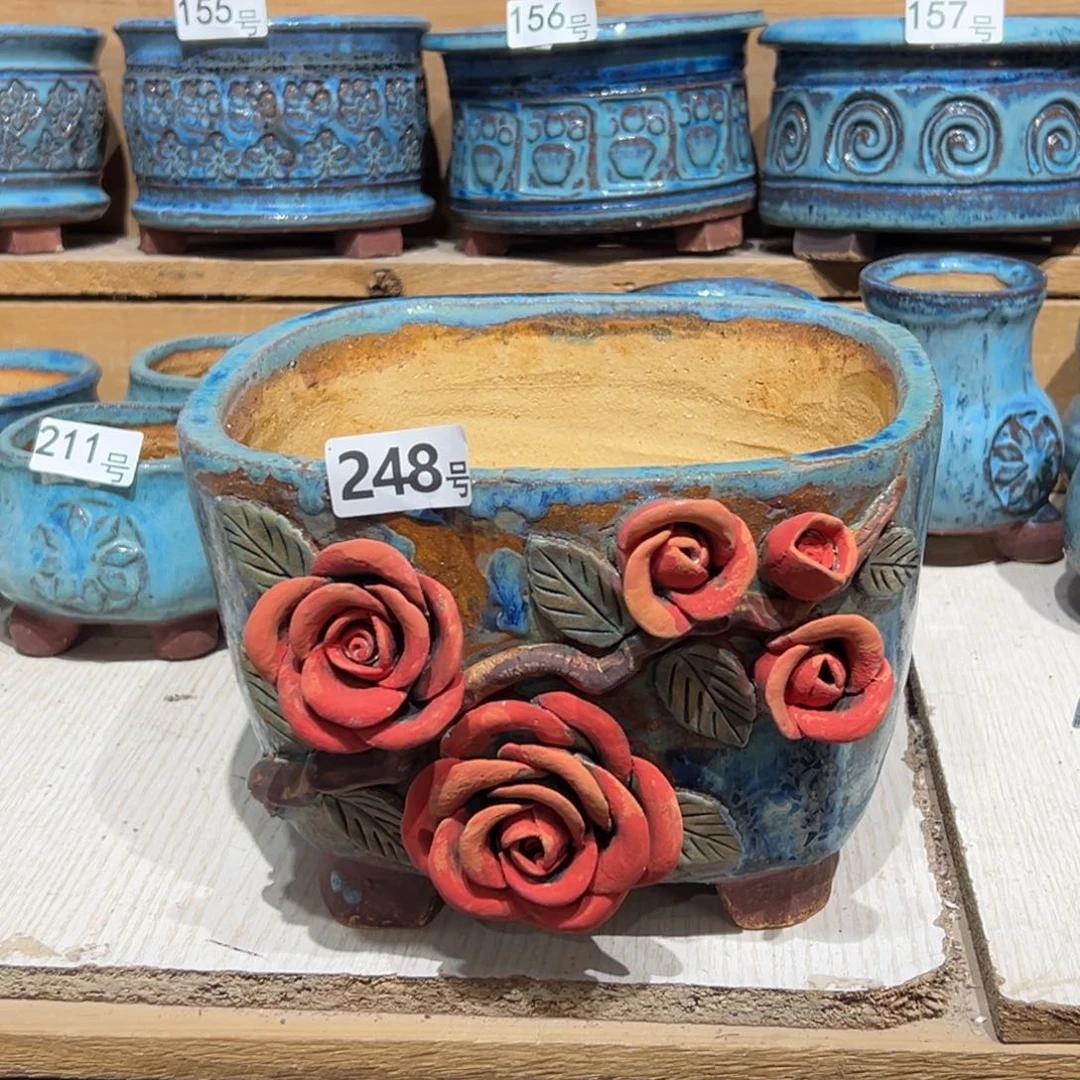 尚雅陶坊多肉花盆，内口径19×18瑕疵