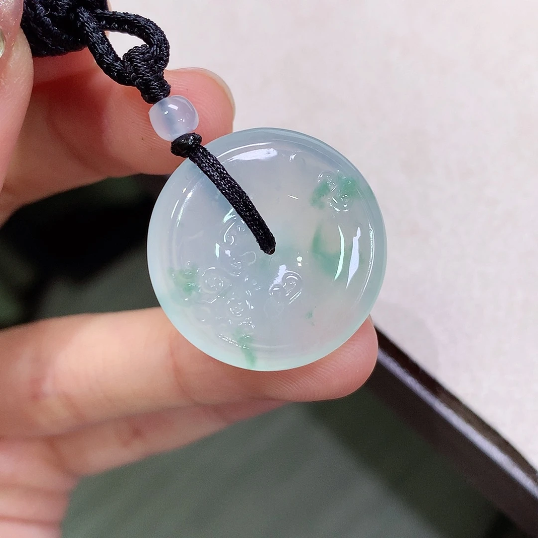 翡翠未镶嵌颈饰24.6-5.5