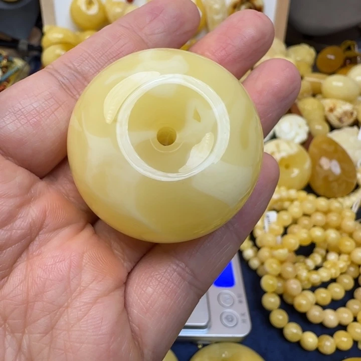 蜜蜡未镶嵌颈饰天然蜜蜡