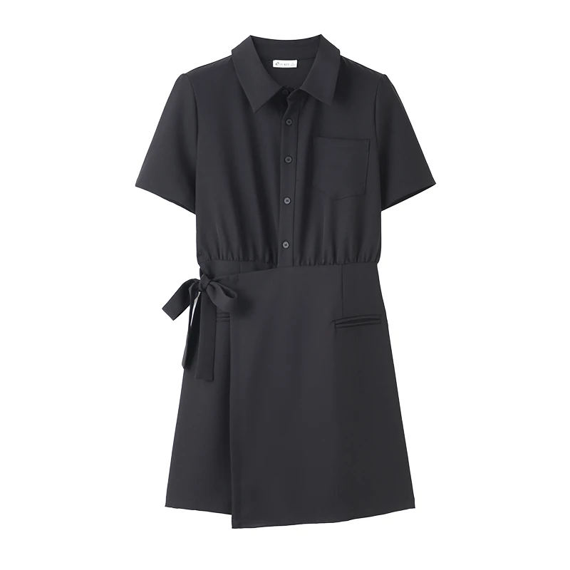 PANG TINGTING“纸片人”气质时尚休闲夏季修身显瘦百搭连衣裙