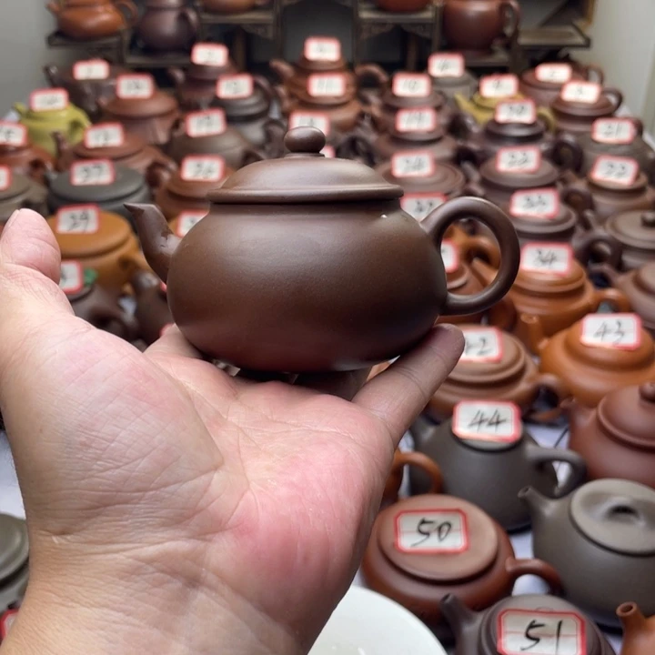 ‘***’茶壶紫砂宜兴紫荆草