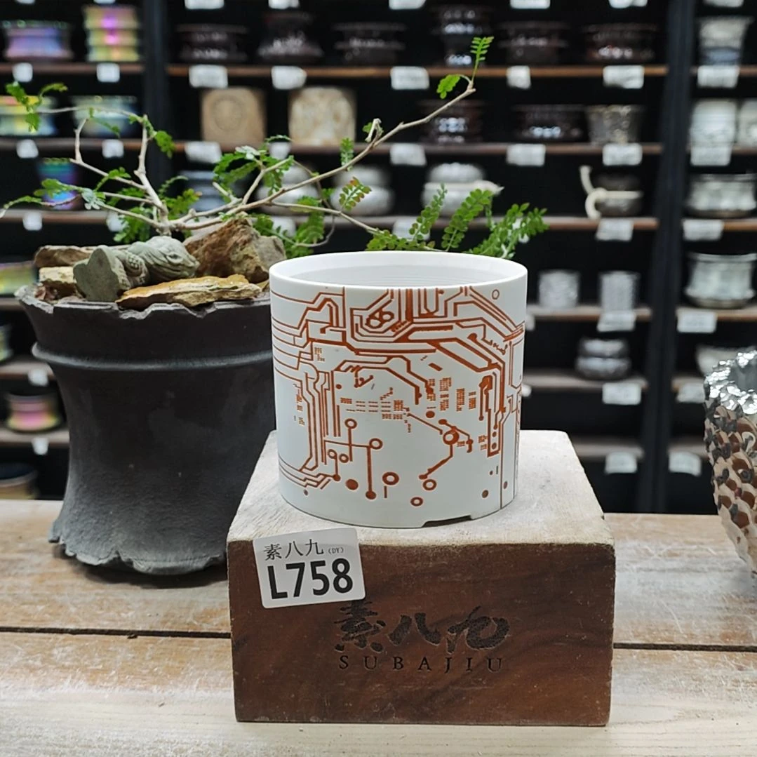 瓷素八九陶瓷内口9.5高10.5