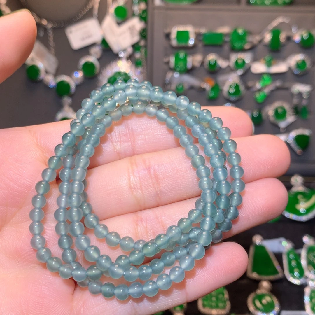 翡翠手串未镶嵌珠串