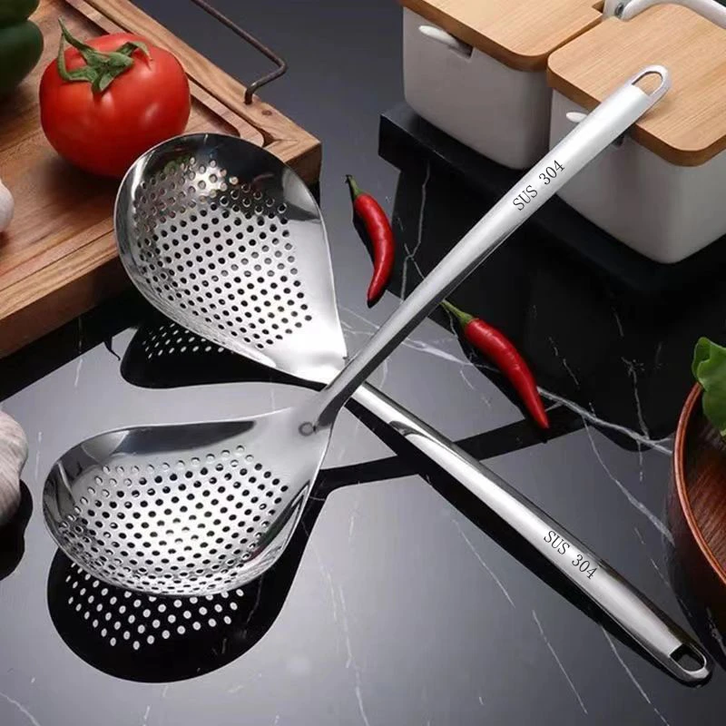 优质不锈钢花椒漏勺家用厨房捞面条神器饺子面条捞勺沥水油炸漏网