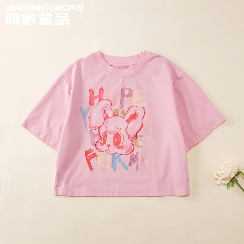 彩色字母兔T恤3C4731