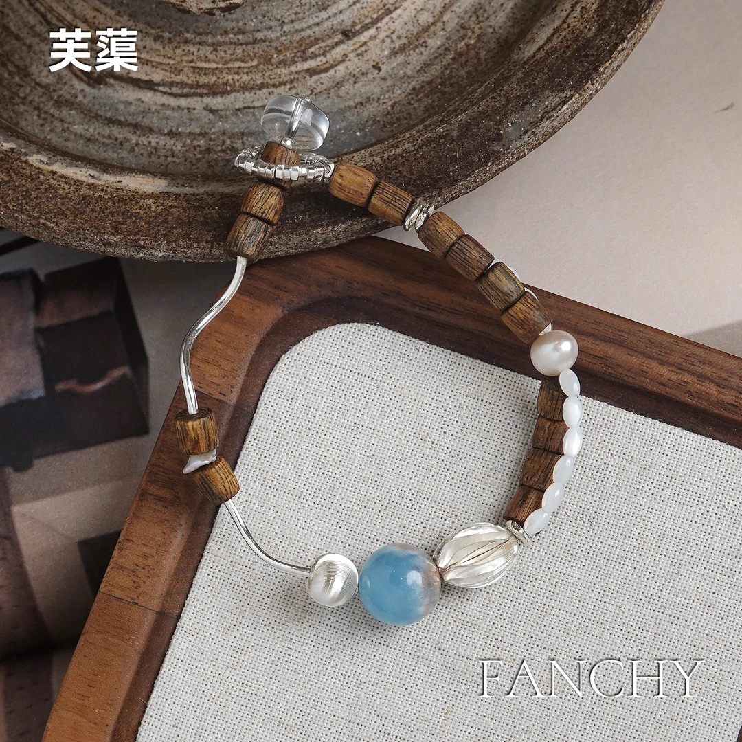 非金属木质手链 【芙蕖】新中式禅意系列！古典手链