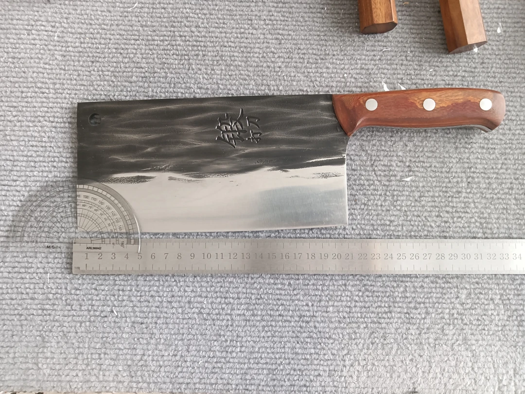 手工锻打斩切刀家用商用厨房专用刀切片斩骨刀锋利耐用性高免磨