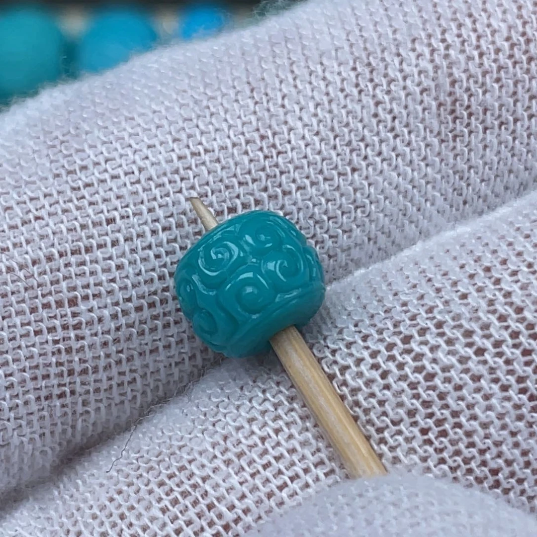 绿松石挂件未镶嵌7.5✖️6.5mm