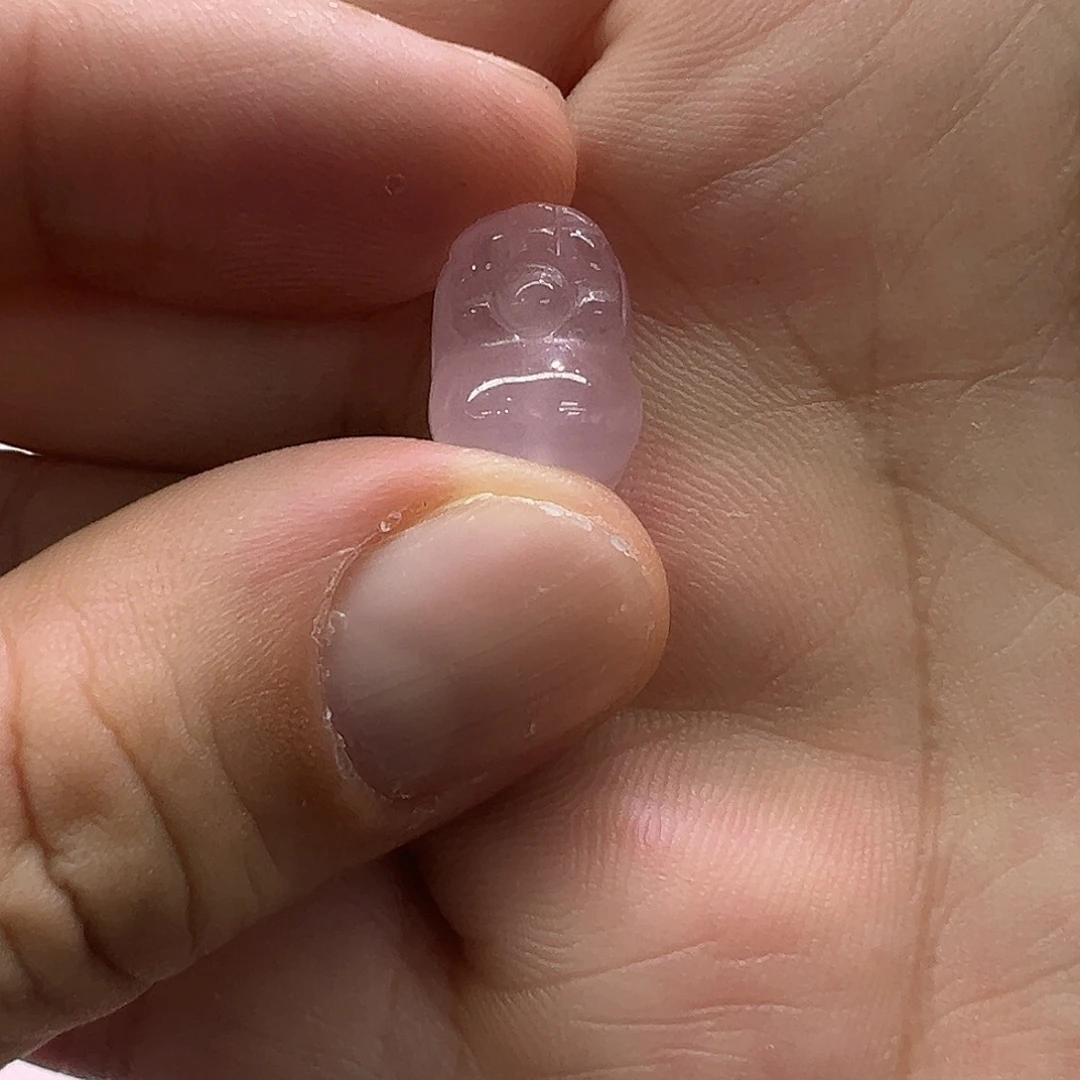 未镶嵌珠宝半成品水晶粉水晶貔貅