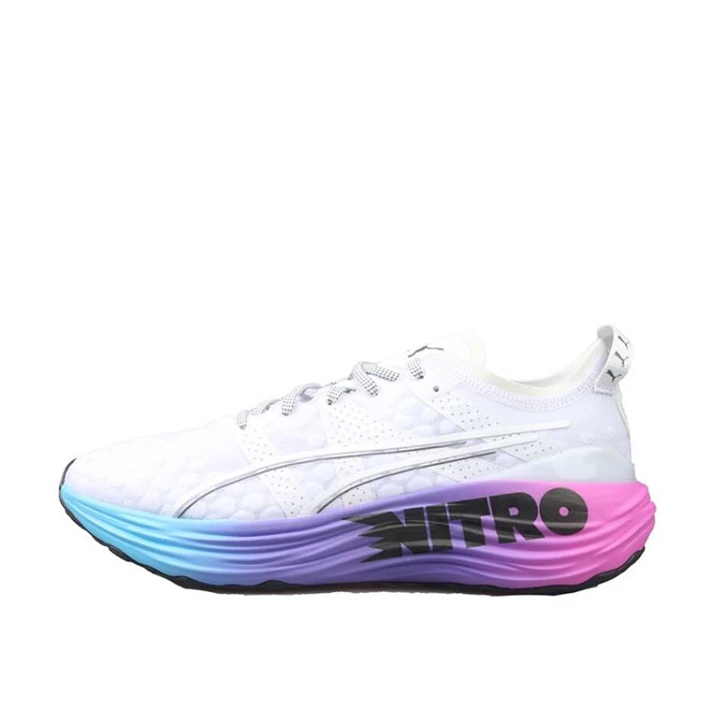活动PUMA ForeverRun Nitro 白紫粉 缓震专业跑步鞋 380007-02