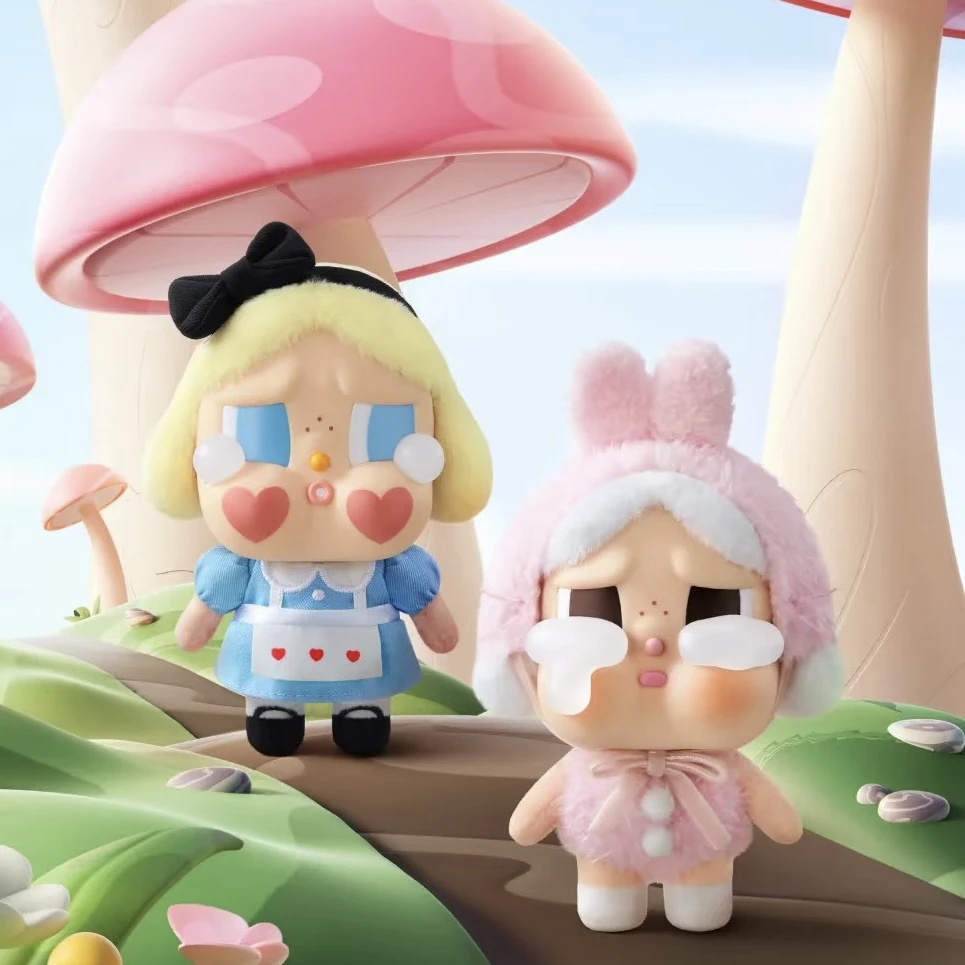 【拆盒】CRYBABY眼泪工厂系列搪胶脸毛绒盲盒潮玩