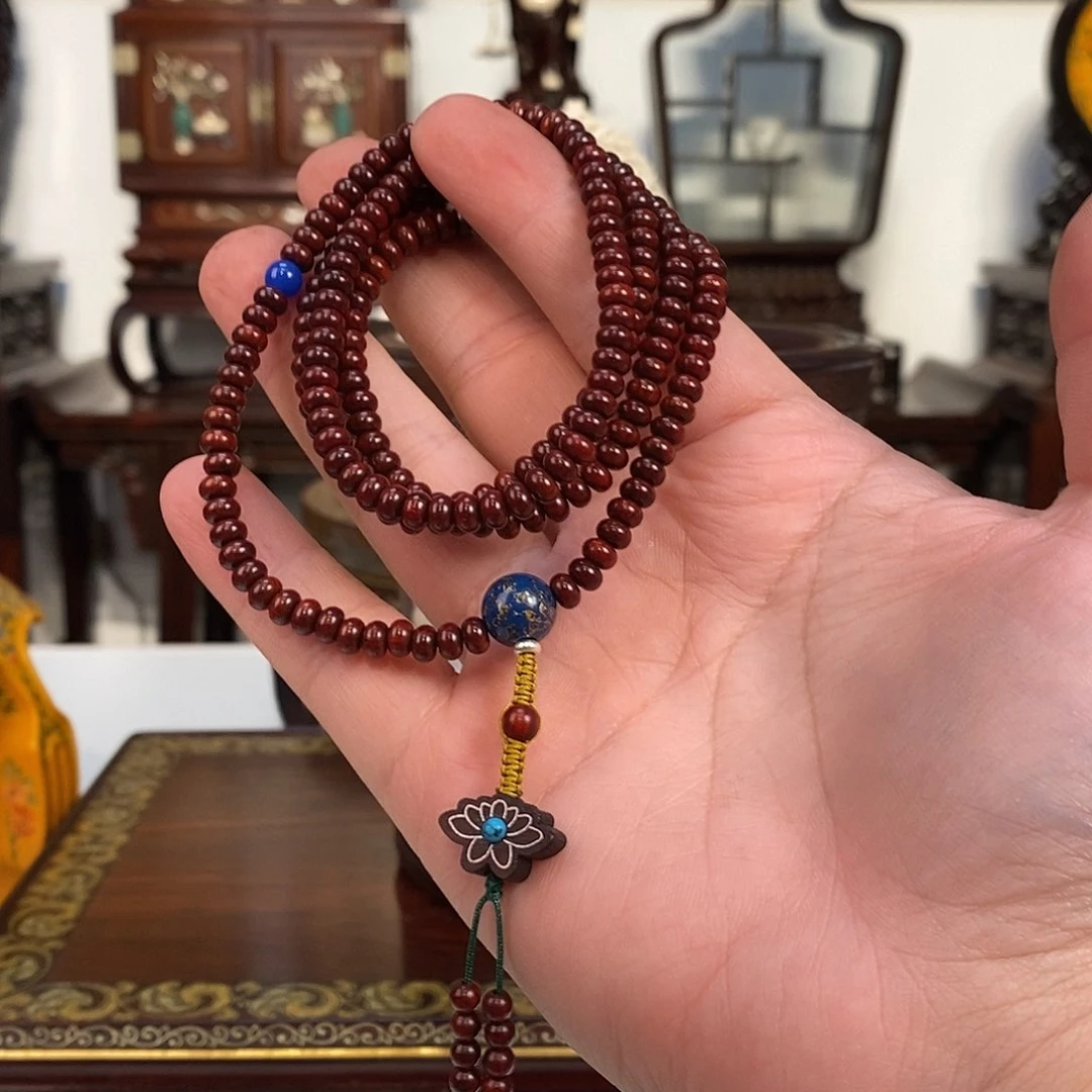 紫檀木类成套家具小叶紫檀手串