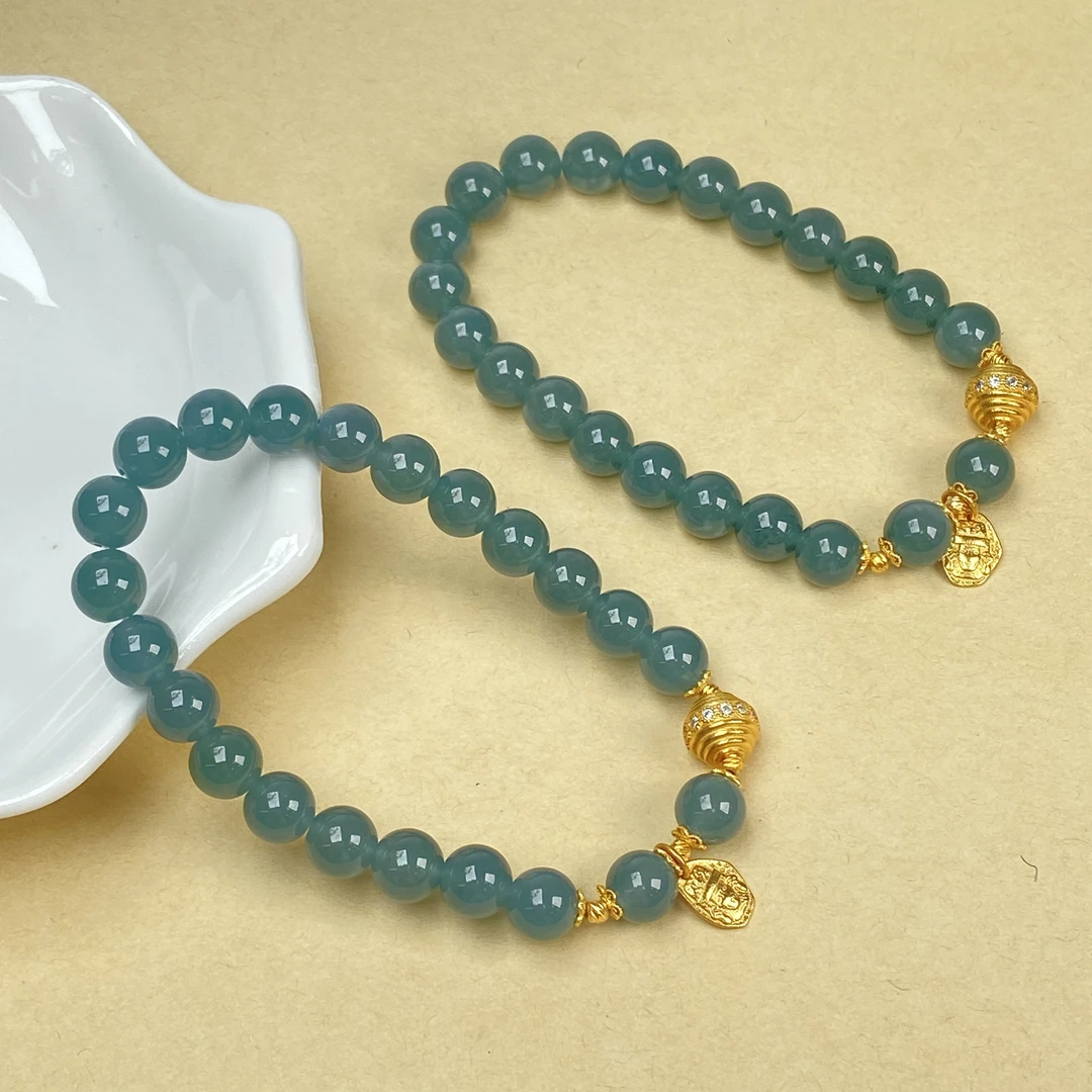 【星浩好物】翡翠手串QT02H584【多样性发一件】7.5mm