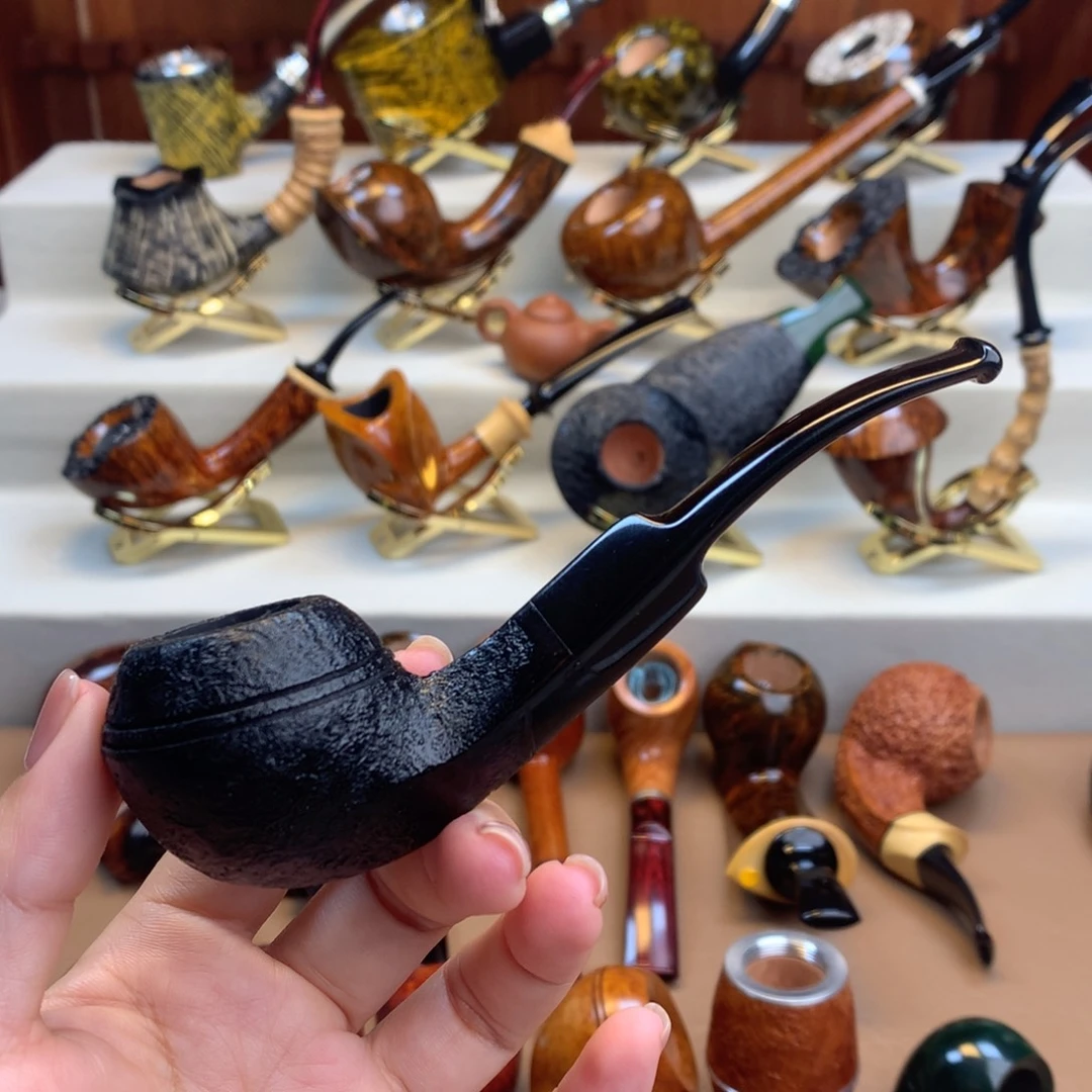 用***3高品质一石楠木烟斗