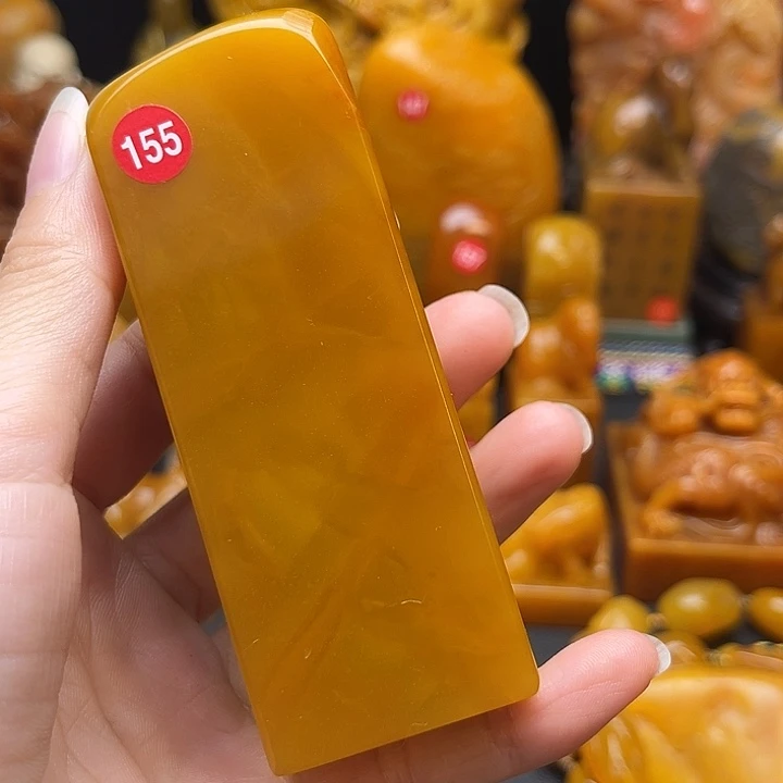 鸿***禄寿山石印石题材：工艺品