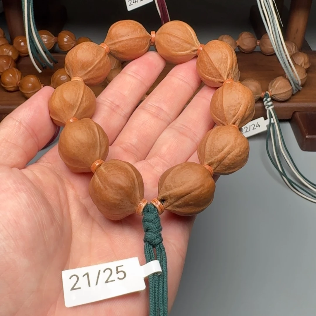 发***蝶橄榄核手串/手链21大尺寸