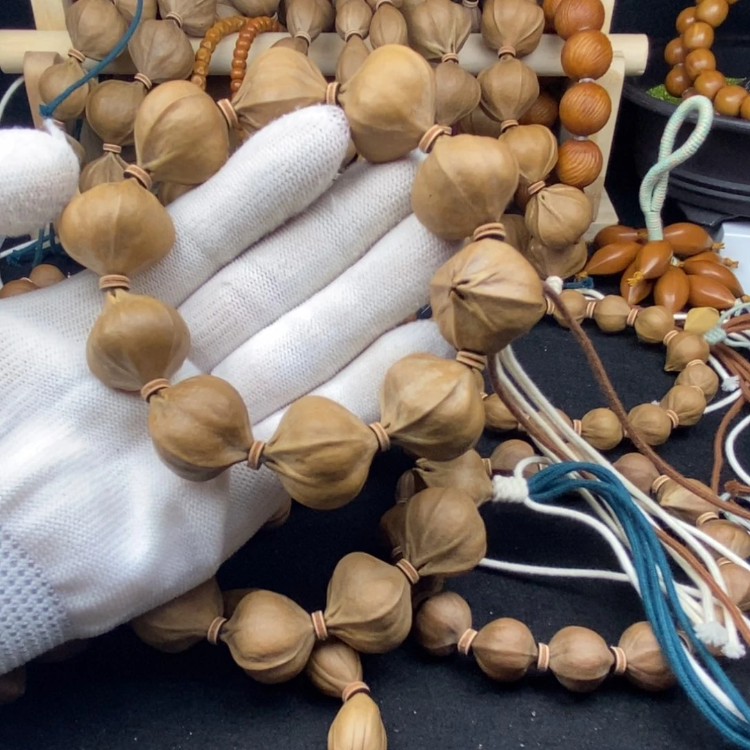 鹿***记橄榄核手串/手链2424四花大蒜头10颗