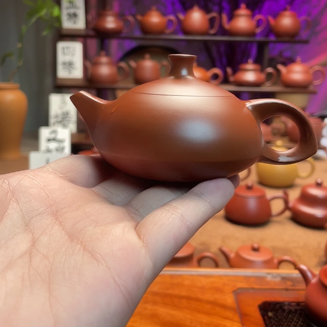 紫砂茶壶玉兔100cc手拉壶