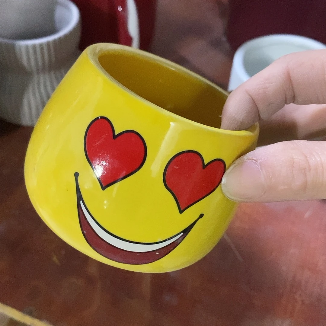 陶杯子陶盆有孔 瑕疵介意勿拍