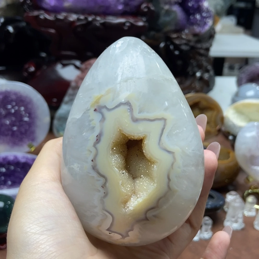 紫晶摆件未镶嵌水晶