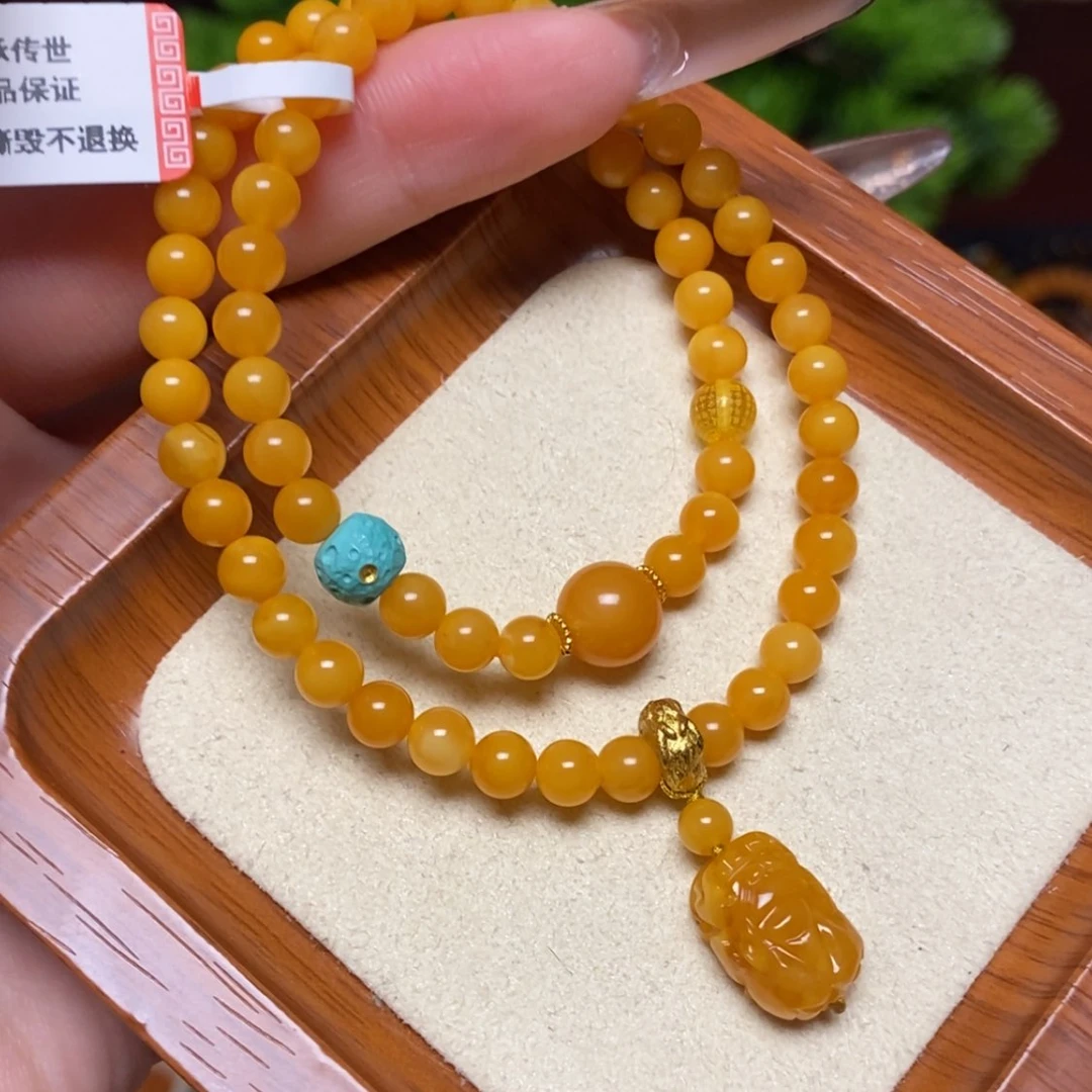 【闪购商品】手链蜜蜡未镶嵌手串