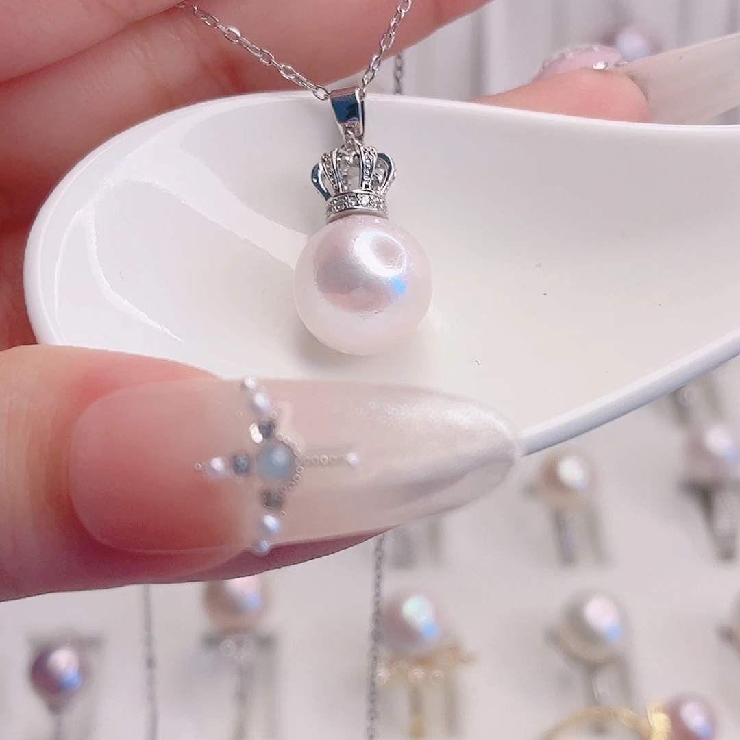 淡水珍珠未镶嵌吊坠(赠链)