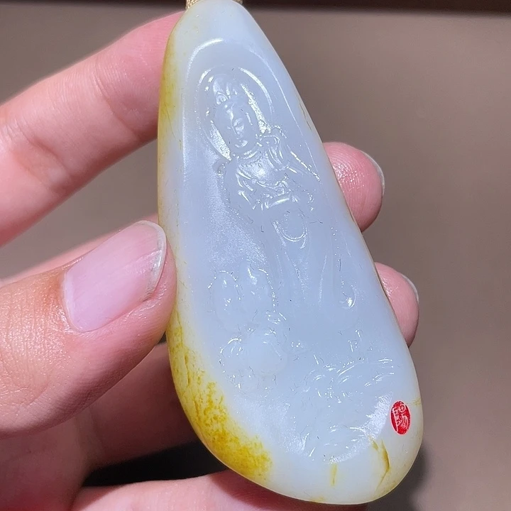 和田玉颈饰未镶嵌Y