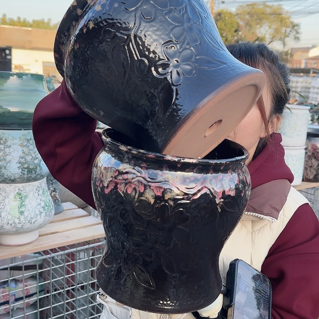 王嫂花盆直播1126-326高21口20