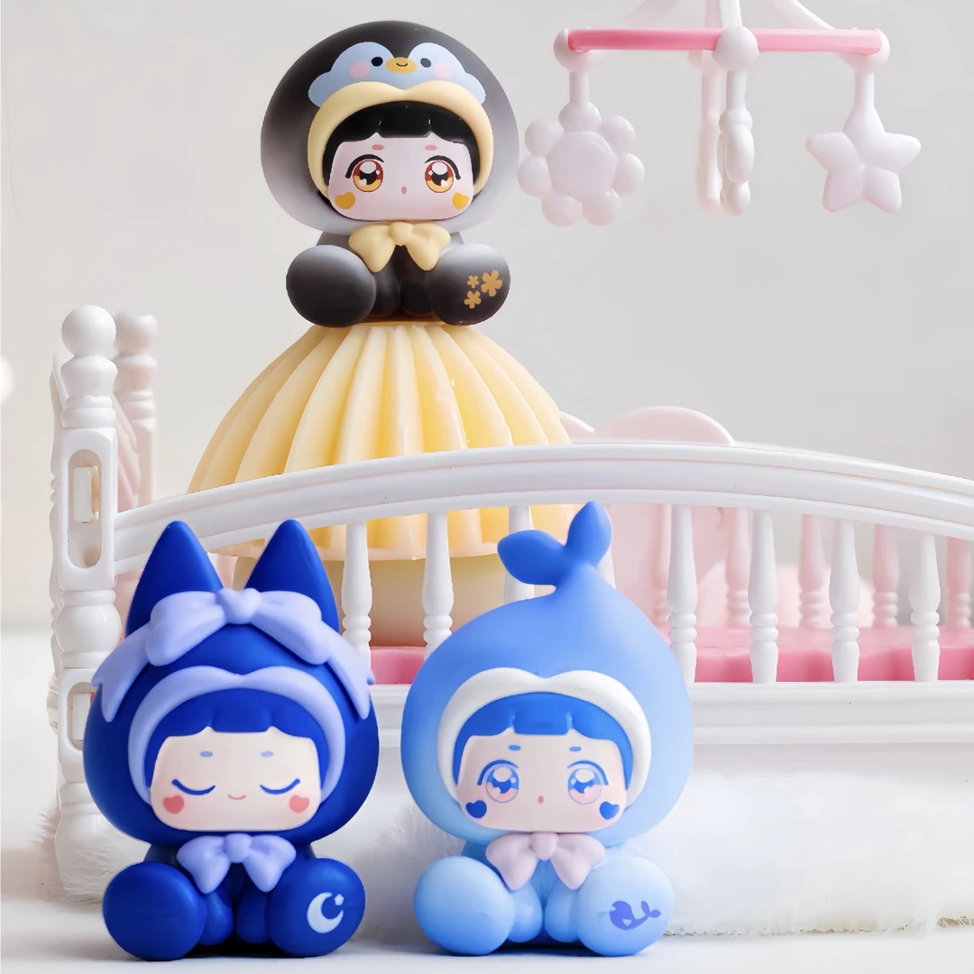 LiLi哩哩换装日记系列大眼萌可爱萌粒潮玩公仔钥匙扣