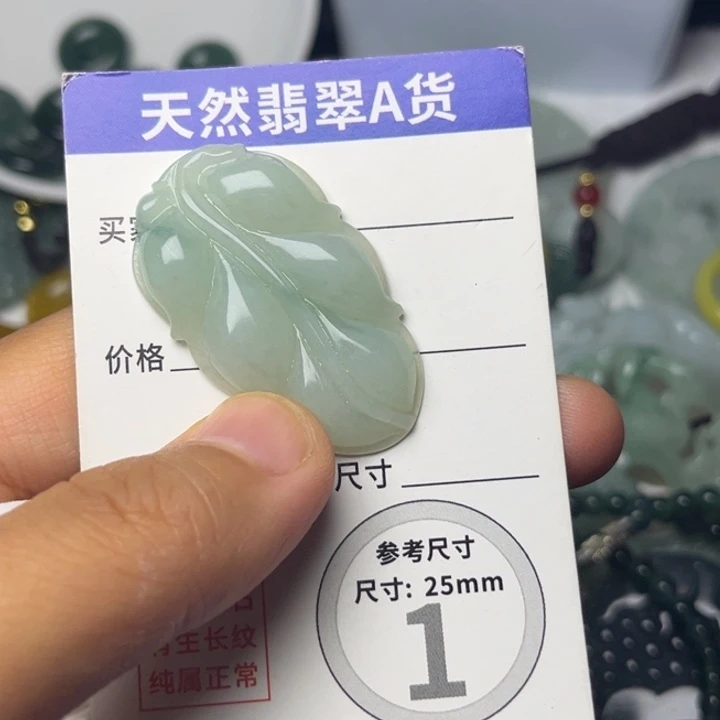 翡翠未镶嵌颈饰挂件