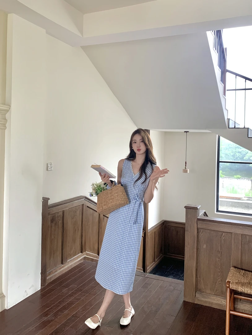 3姐【白昼海岸 连衣裙】时尚气质百搭 S31045C2