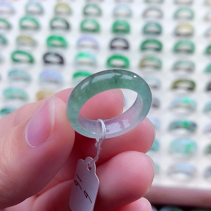 翡翠未镶嵌戒指16号