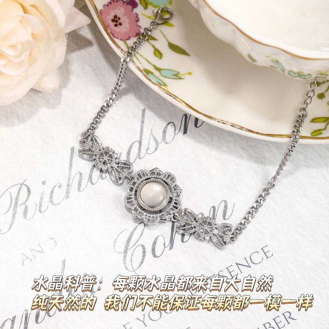 CB3337 白月光 水晶时尚手工手串