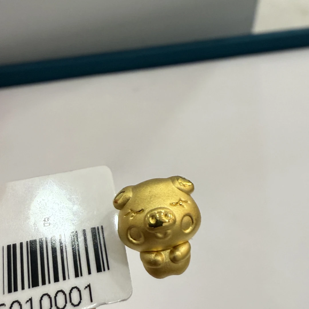 【莹莹专享】足金999小猪 ZP   0.69纳金添福