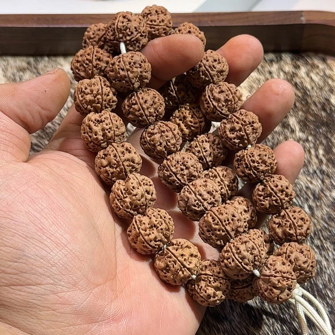 金刚菩提手串原生态老树蜂窝19